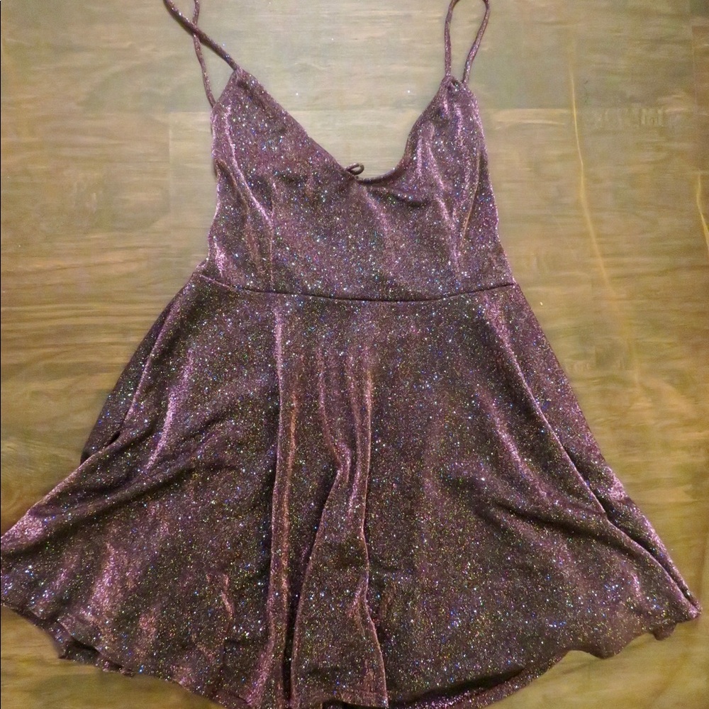 Purple galaxy dress